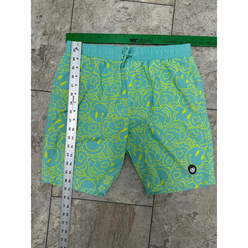Neff Smiley Face Swim Trunks Shorts Elastic Drawstring Large Read Description - Picture 3 of 11
